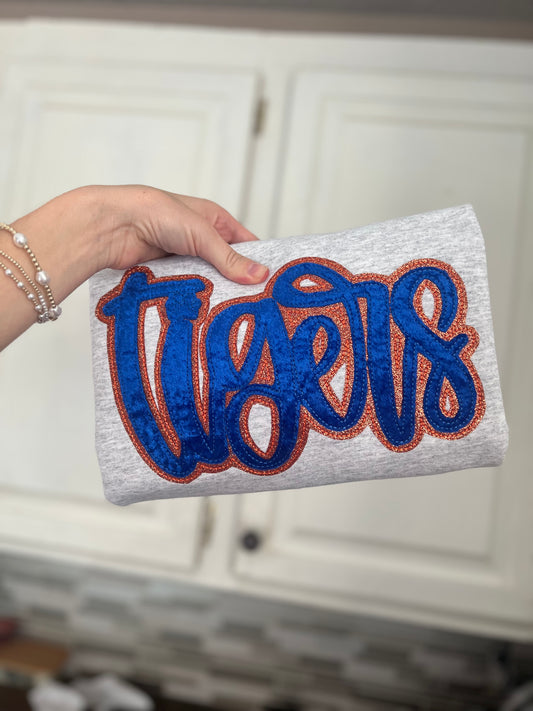Tigers Double Appliqué Sweatshirt